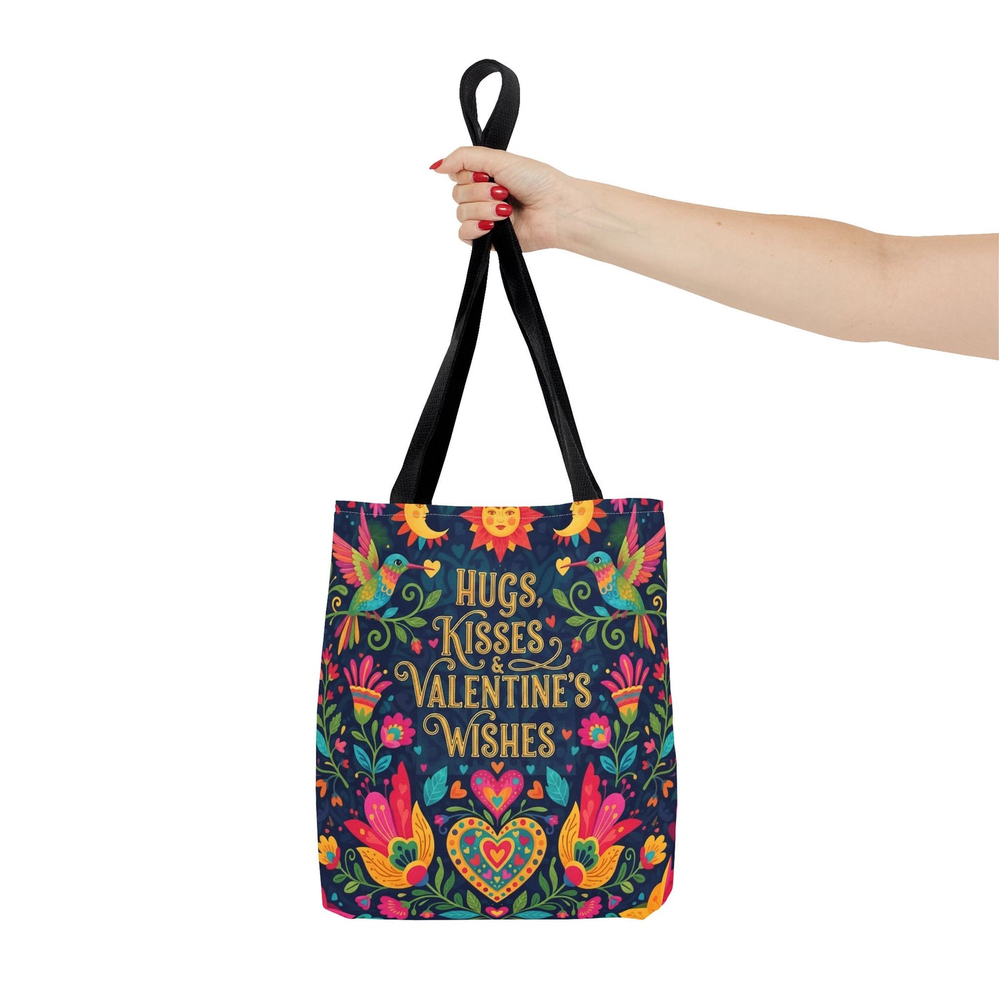 Hugs, Kisses & Valentine's Wishes - Tote Bag