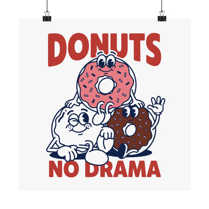 Donuts No Drama - Poster