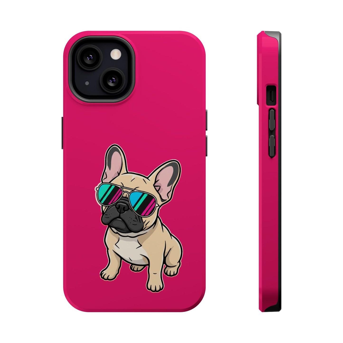 French Bulldog with Sunglasses - Magnetic Phone Case