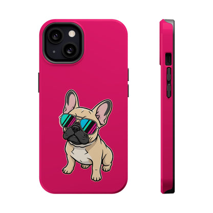 French Bulldog with Sunglasses - Magnetic Phone Case
