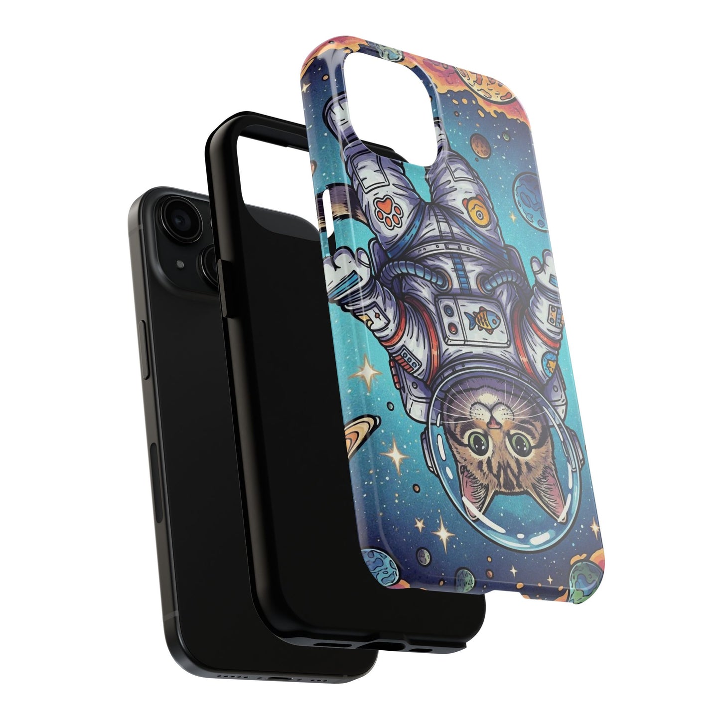 Astronaut Cat - Phone Case
