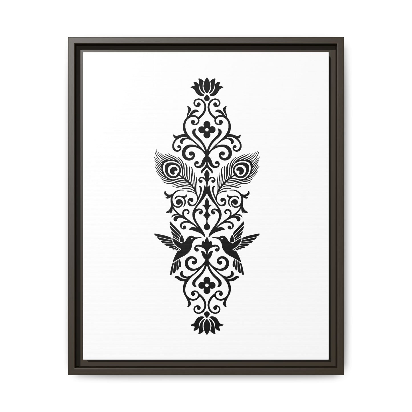 Hummingbird Soulmates - Framed Canvas