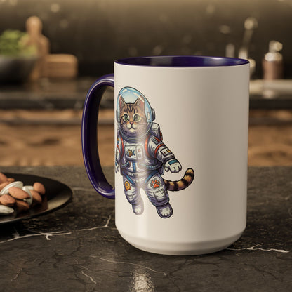 Astronaut Cat - Colorful Mug