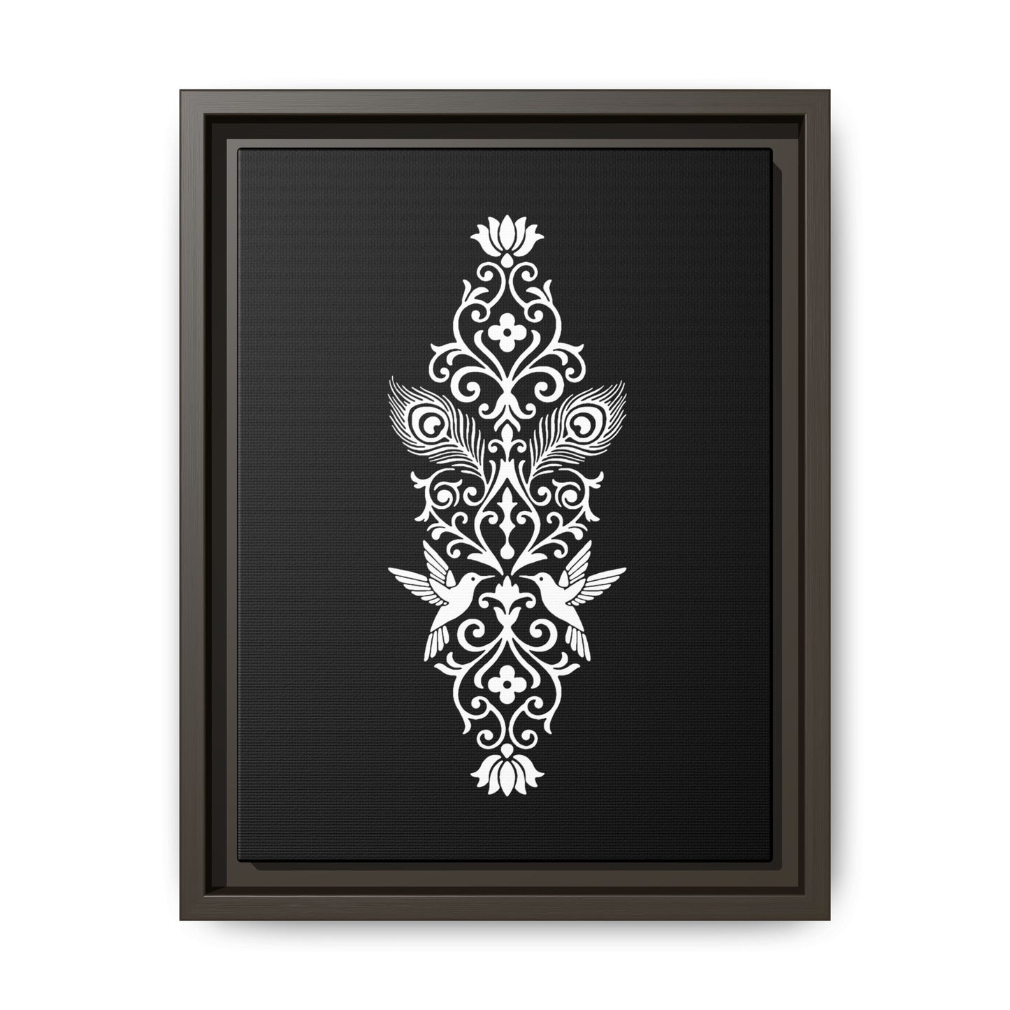 Hummingbird Soulmates - Framed Canvas