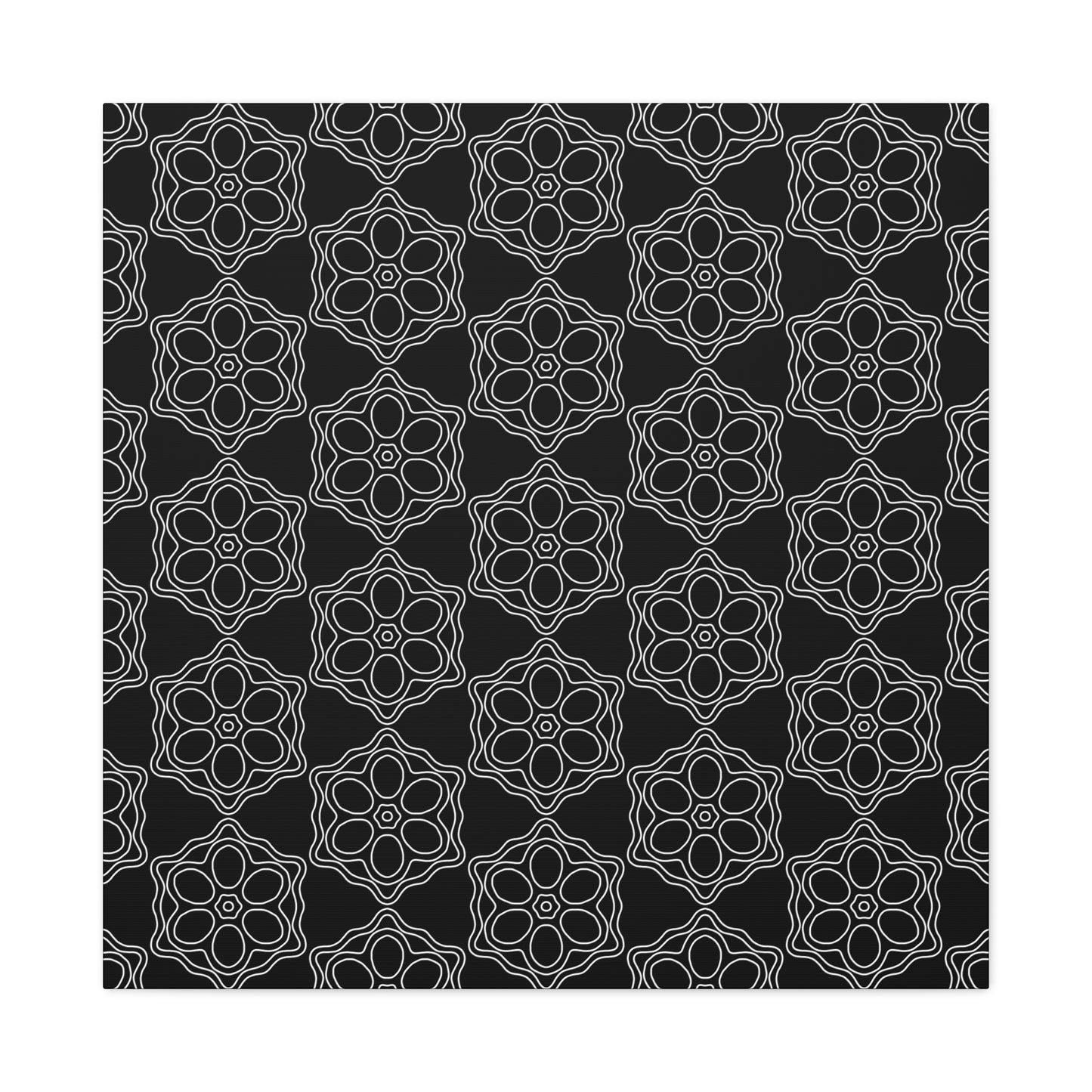 Geometric Sacred Flower - Canvas