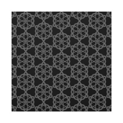 Geometric Sacred Flower - Canvas