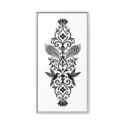 Hummingbird Soulmates - Framed Canvas