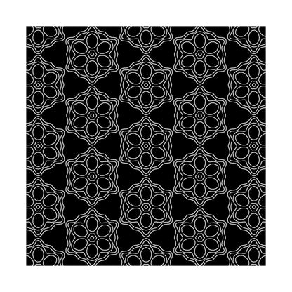 Geometric Sacred Flower - Poster