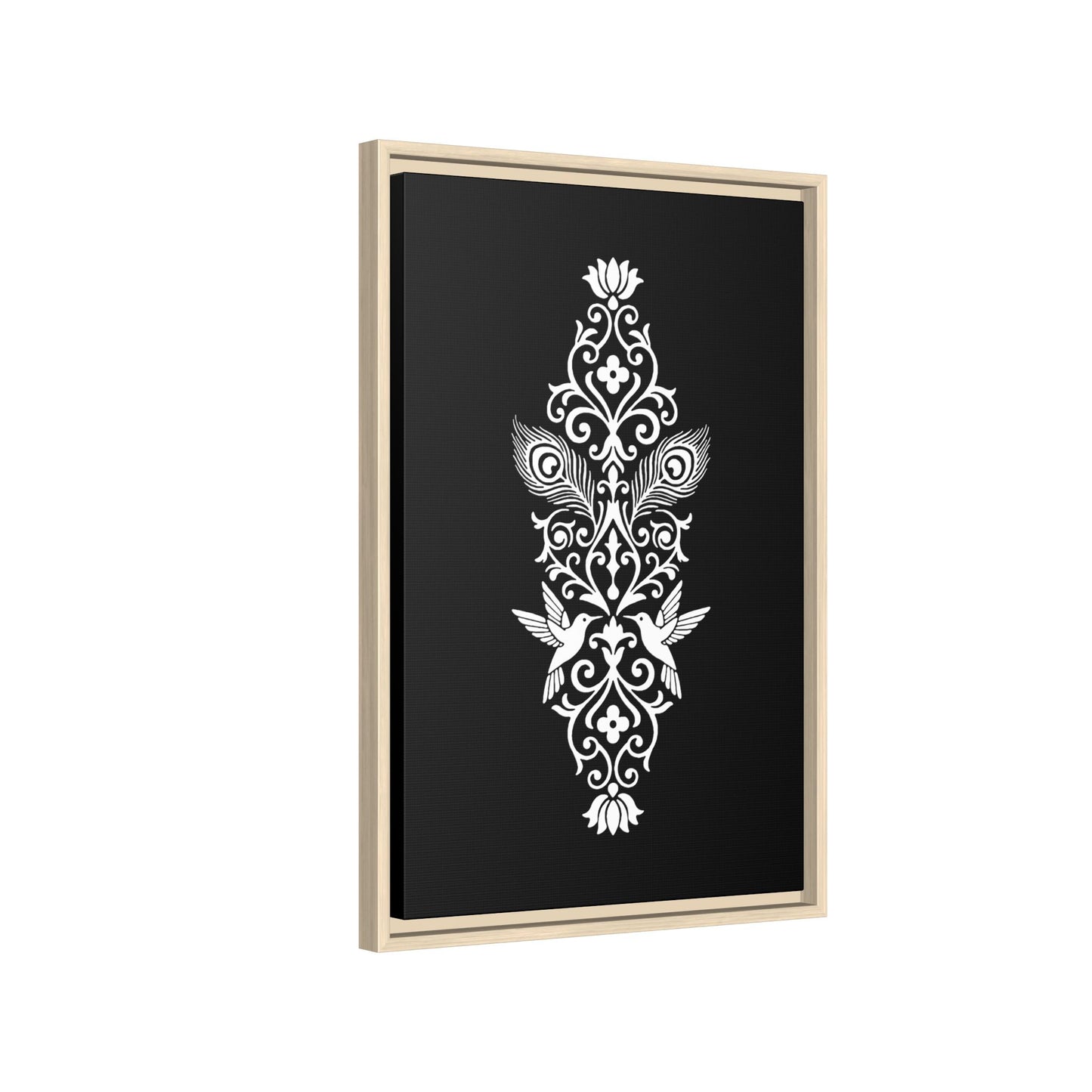Hummingbird Soulmates - Framed Canvas