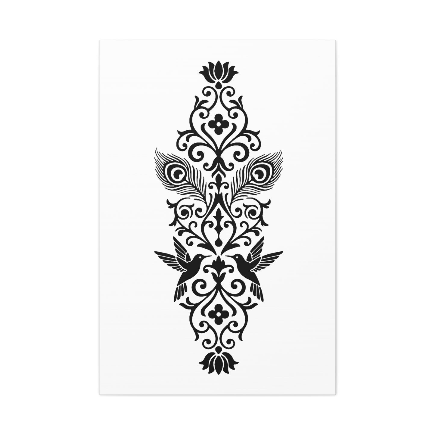 Hummingbird Soulmates - Stretched Canvas