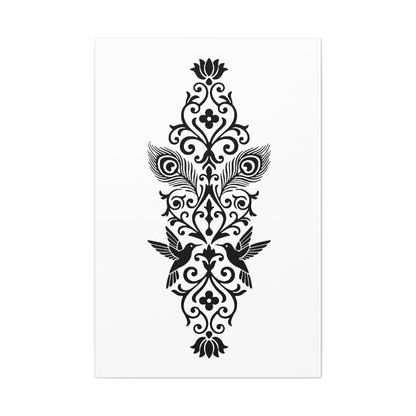 Hummingbird Soulmates - Stretched Canvas