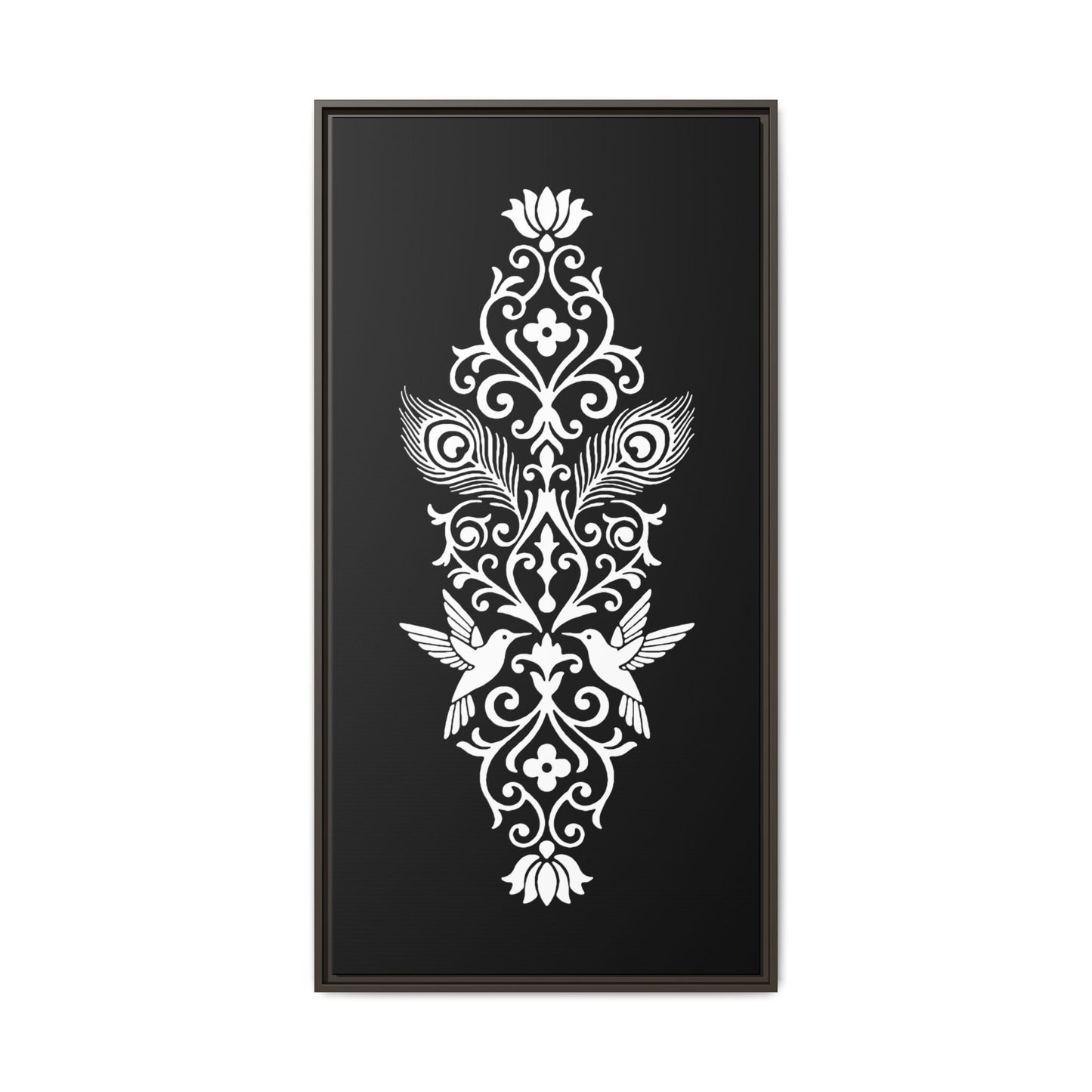 Hummingbird Soulmates - Framed Canvas
