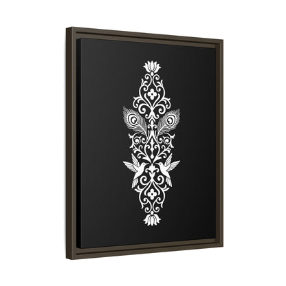 Hummingbird Soulmates - Framed Canvas