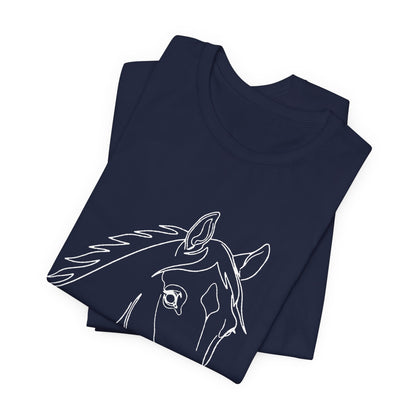 Horse Portrait Sketch - T-Shirt