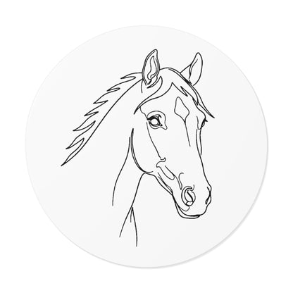 Horse Portrait Sketch - Sticker