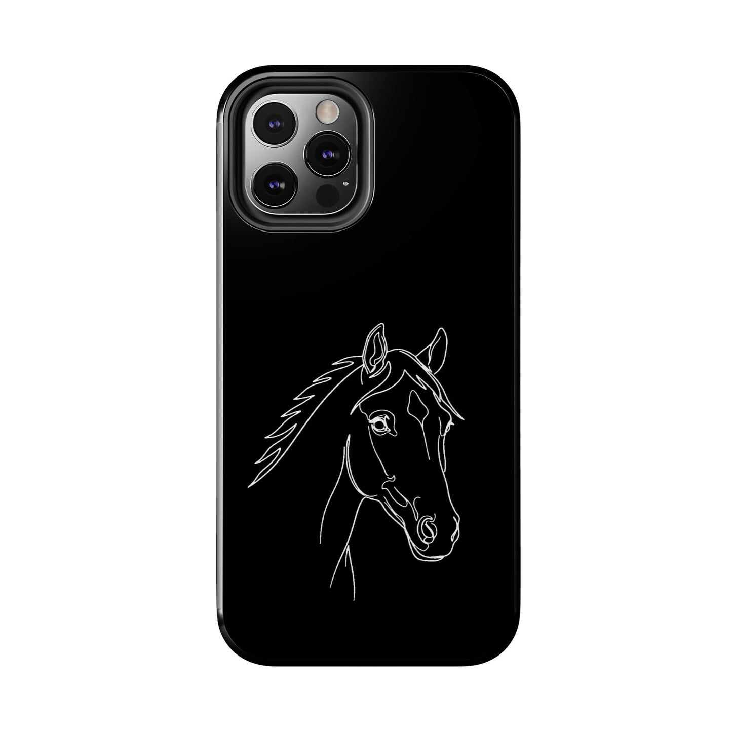Horse Portrait Sketch - Phone Case