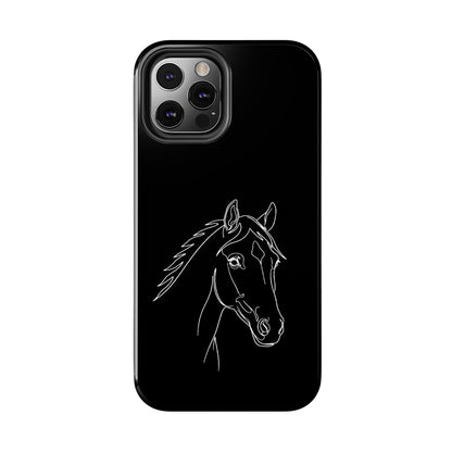 Horse Portrait Sketch - Phone Case