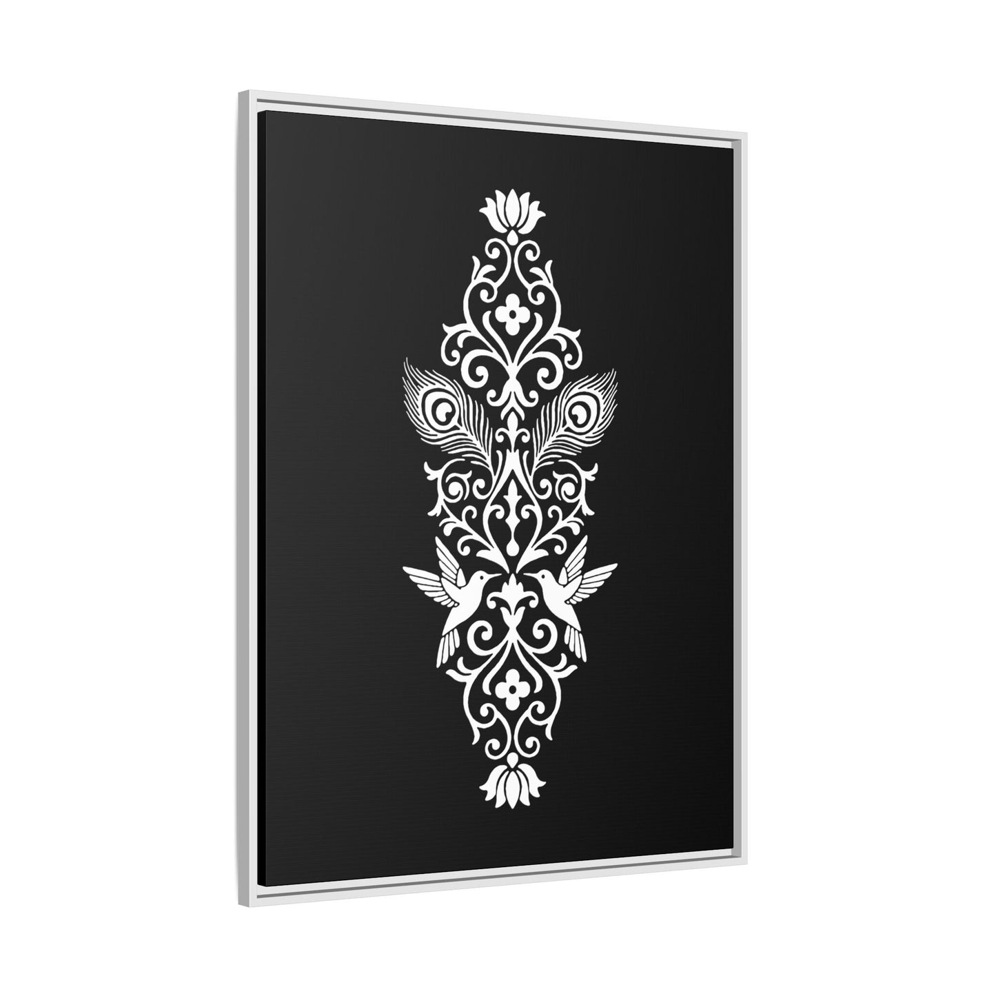 Hummingbird Soulmates - Framed Canvas