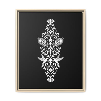 Hummingbird Soulmates - Framed Canvas