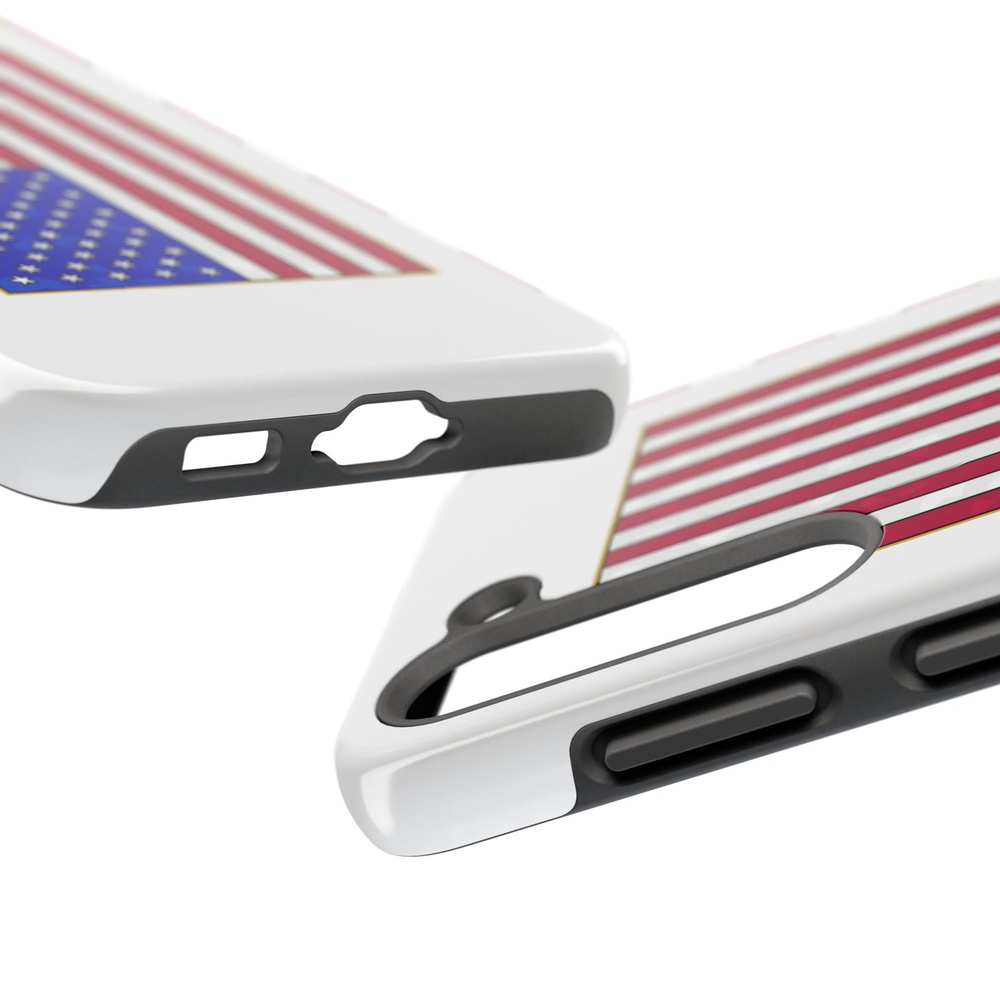 New Glory American Flag (Gold Edge Edition) - Phone Case