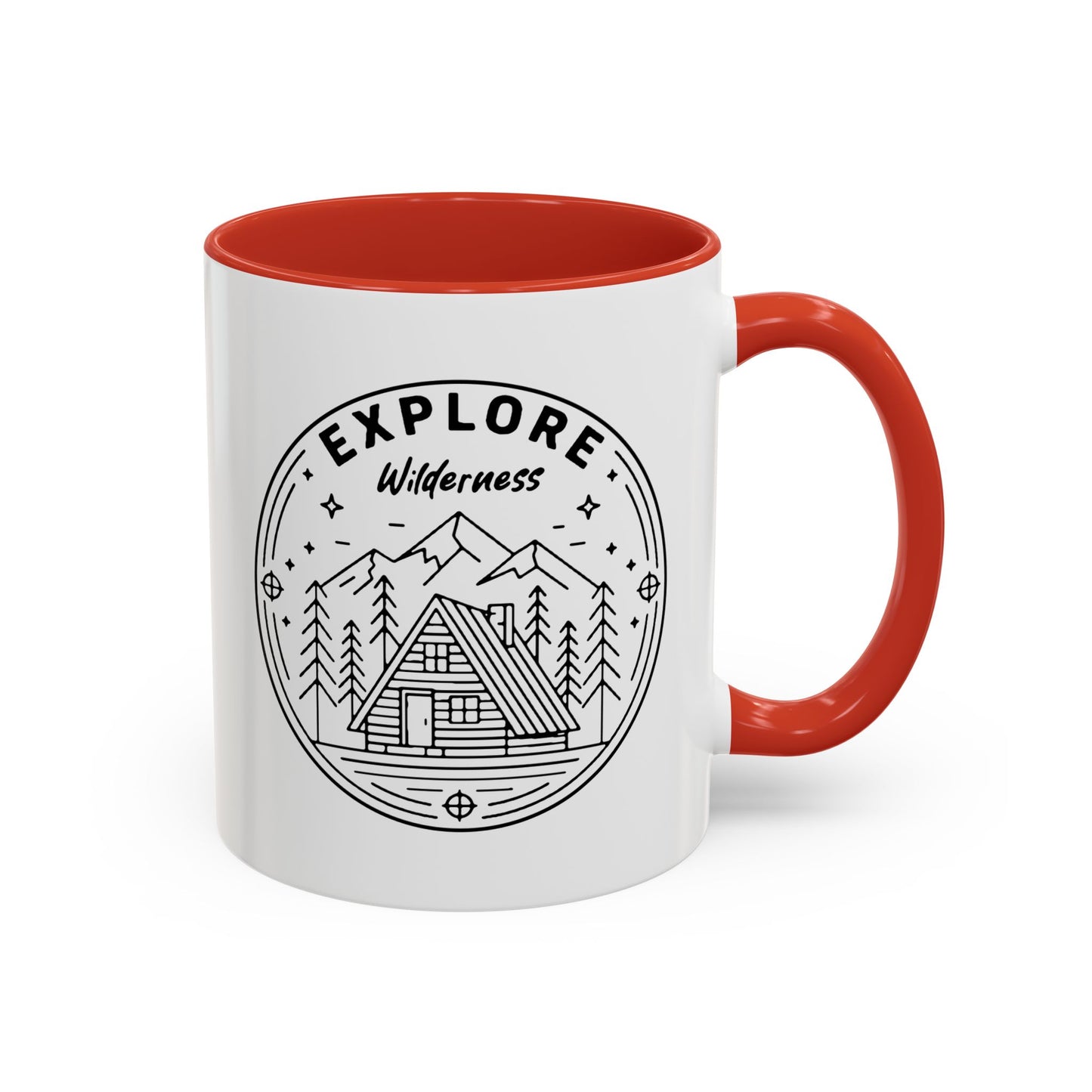 Explore Wilderness - Color Accent Mug