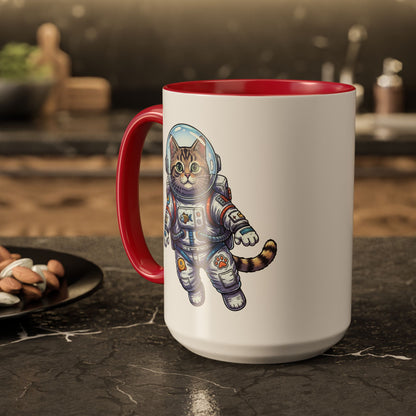 Astronaut Cat - Colorful Mug