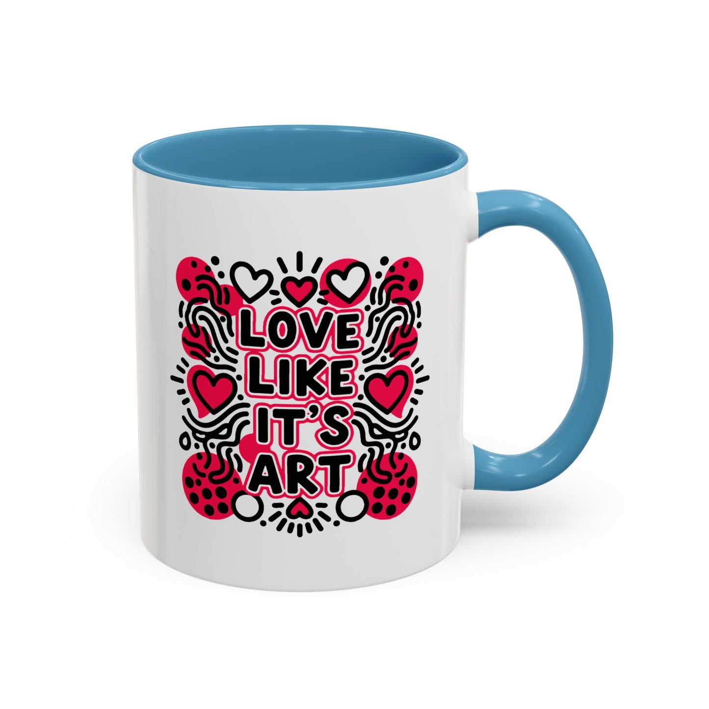 Love Like It’s Art - Color Accent Mug