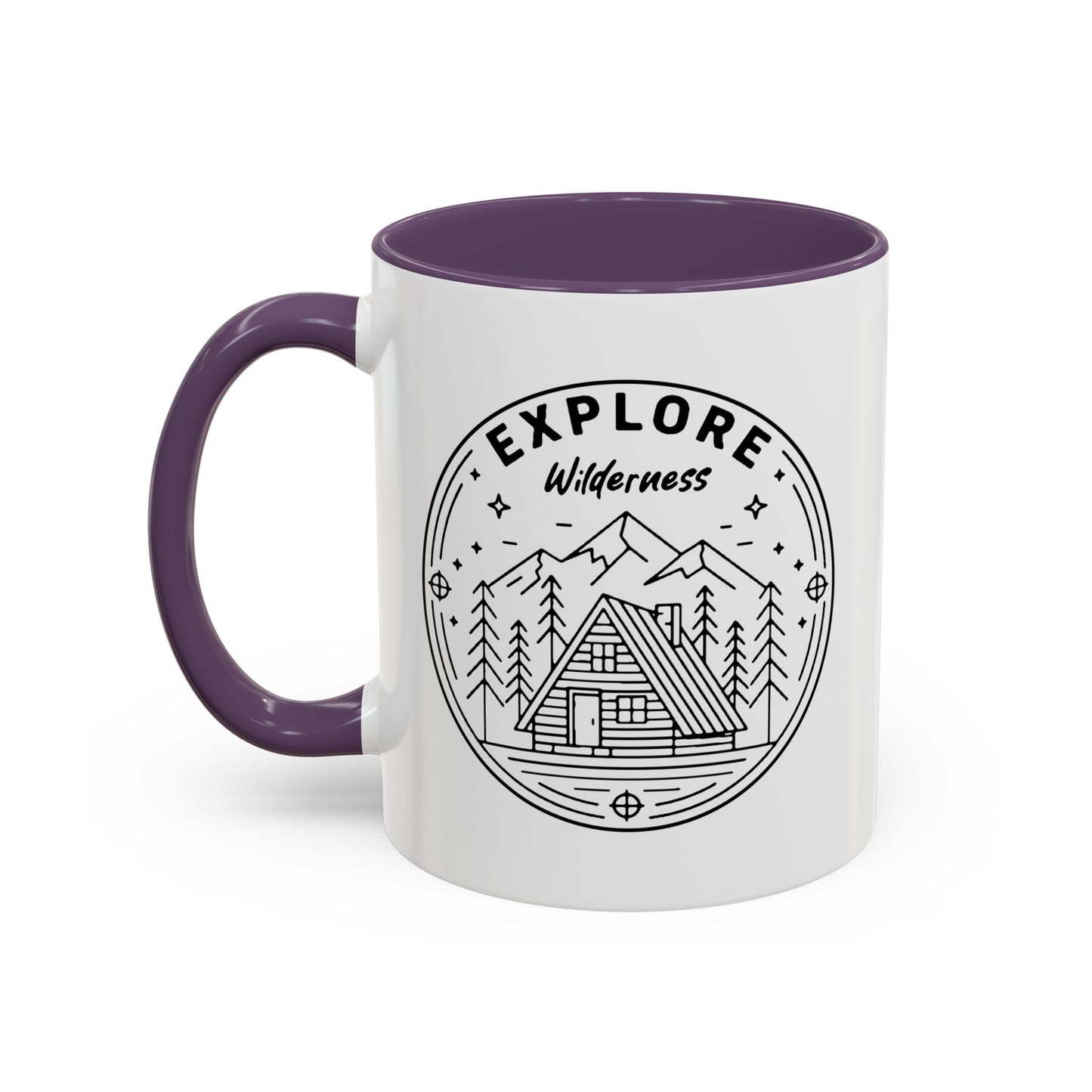 Explore Wilderness - Color Accent Mug