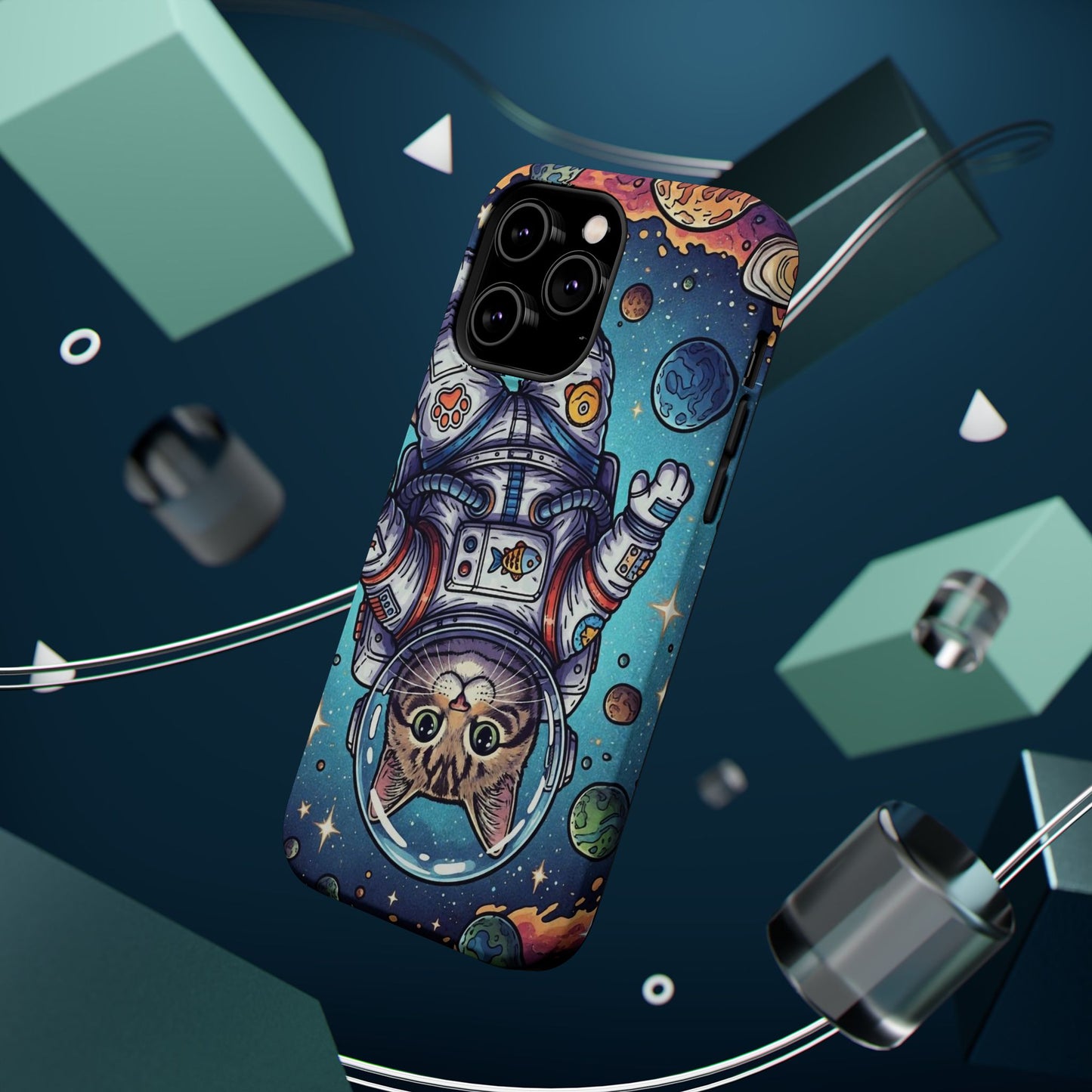 Astronaut Cat - Magnetic Phone Case