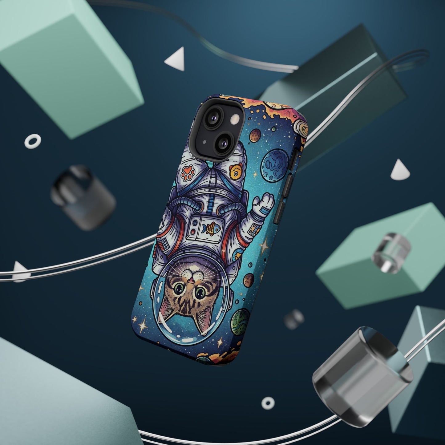 Astronaut Cat - Magnetic Phone Case