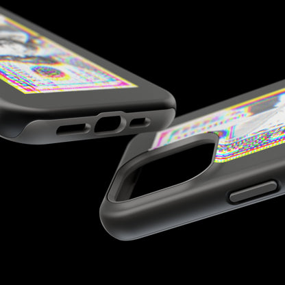 100 Dollars Bill - Neon Color Explosion - Magnetic Phone Case