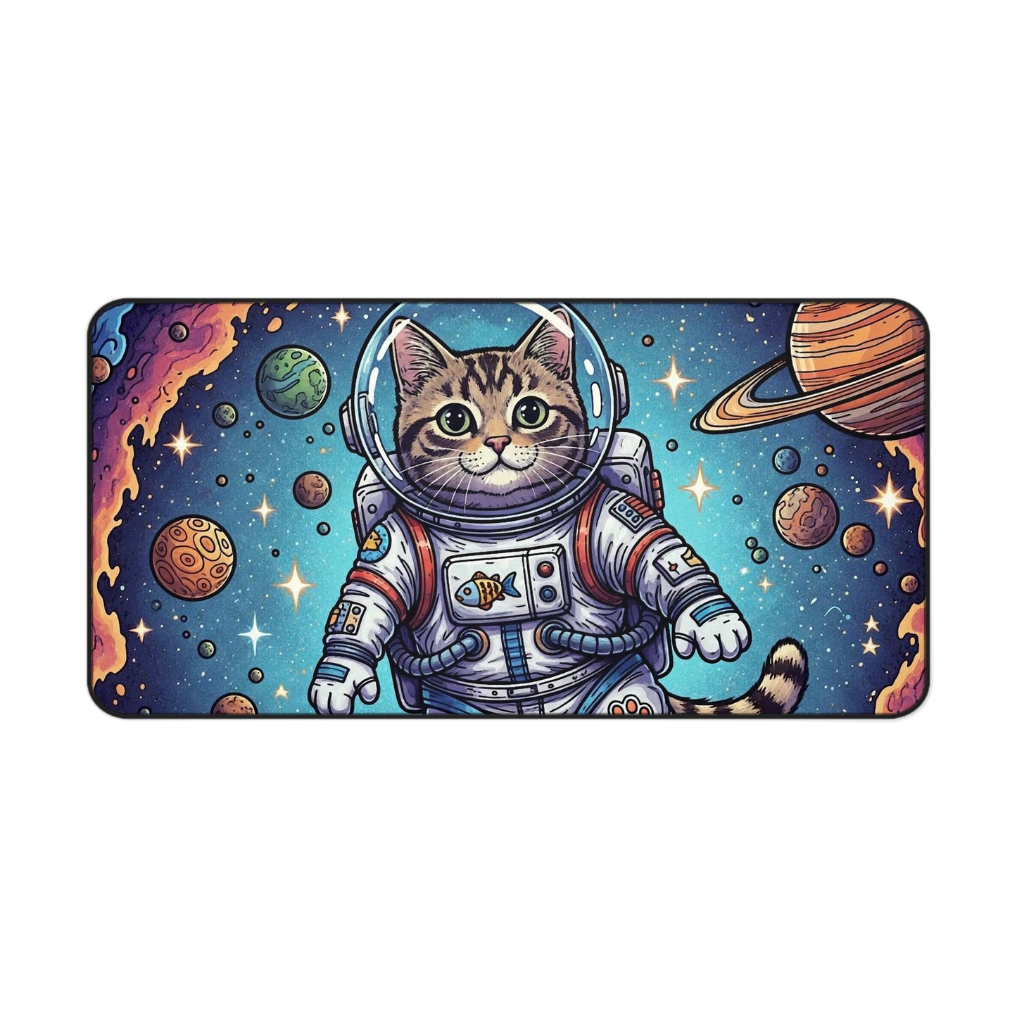 Astronaut Cat - Desk Mat