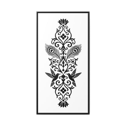 Hummingbird Soulmates - Framed Canvas