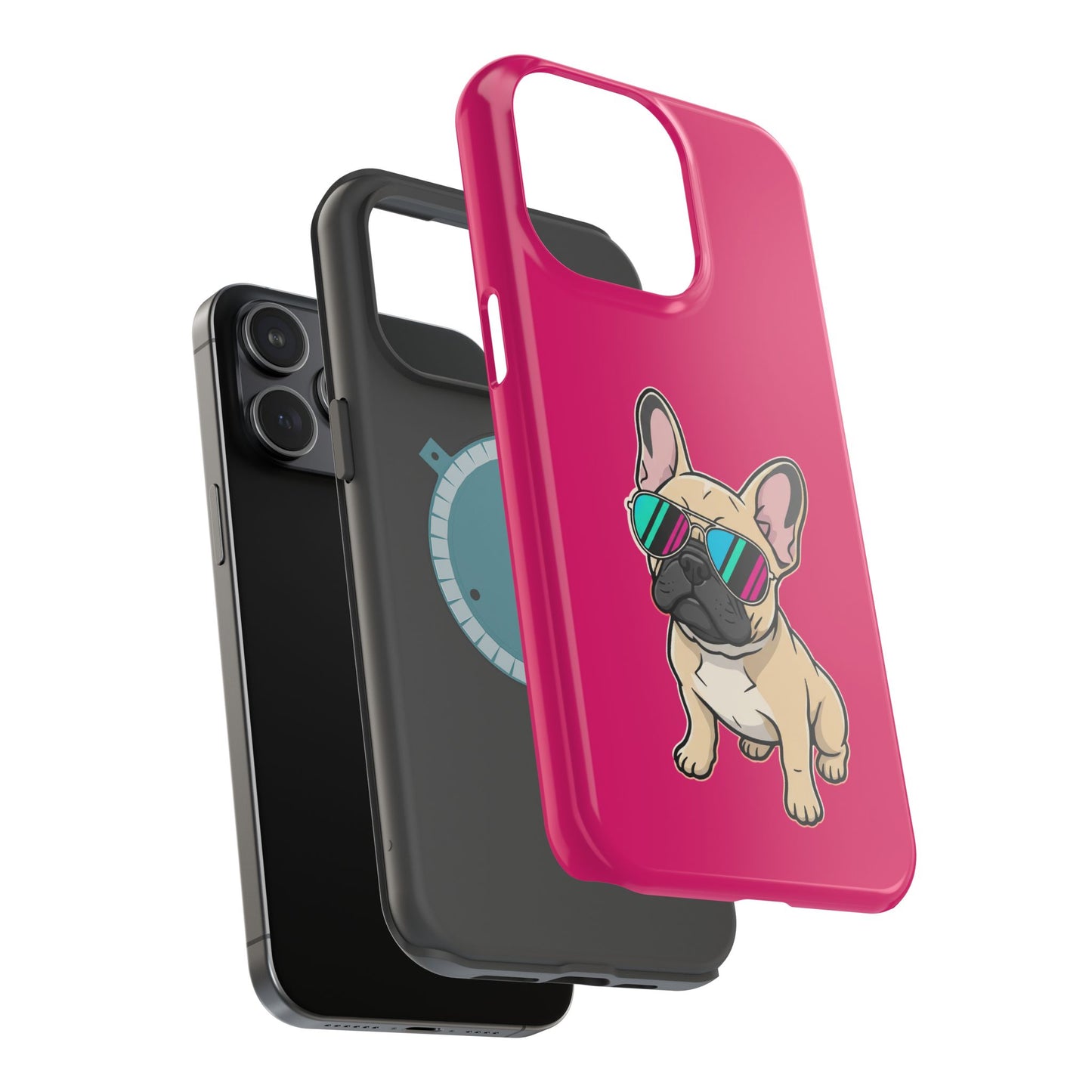 French Bulldog with Sunglasses - Magnetic Phone Case