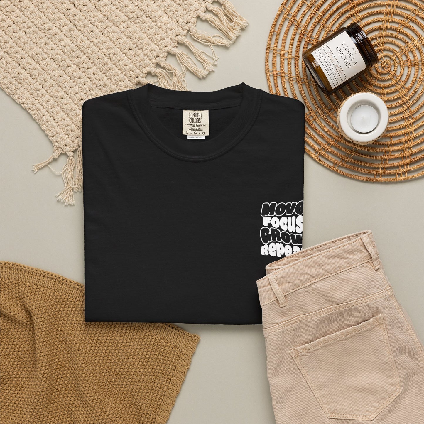 Move. Focus. Grow. Repeat. - T-Shirt