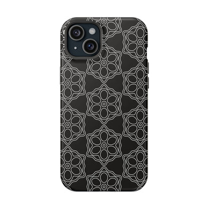 Geometric Sacred Flower - Magnetic Phone Case