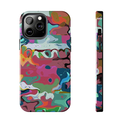 Colorful Abstract Marble - Phone Case