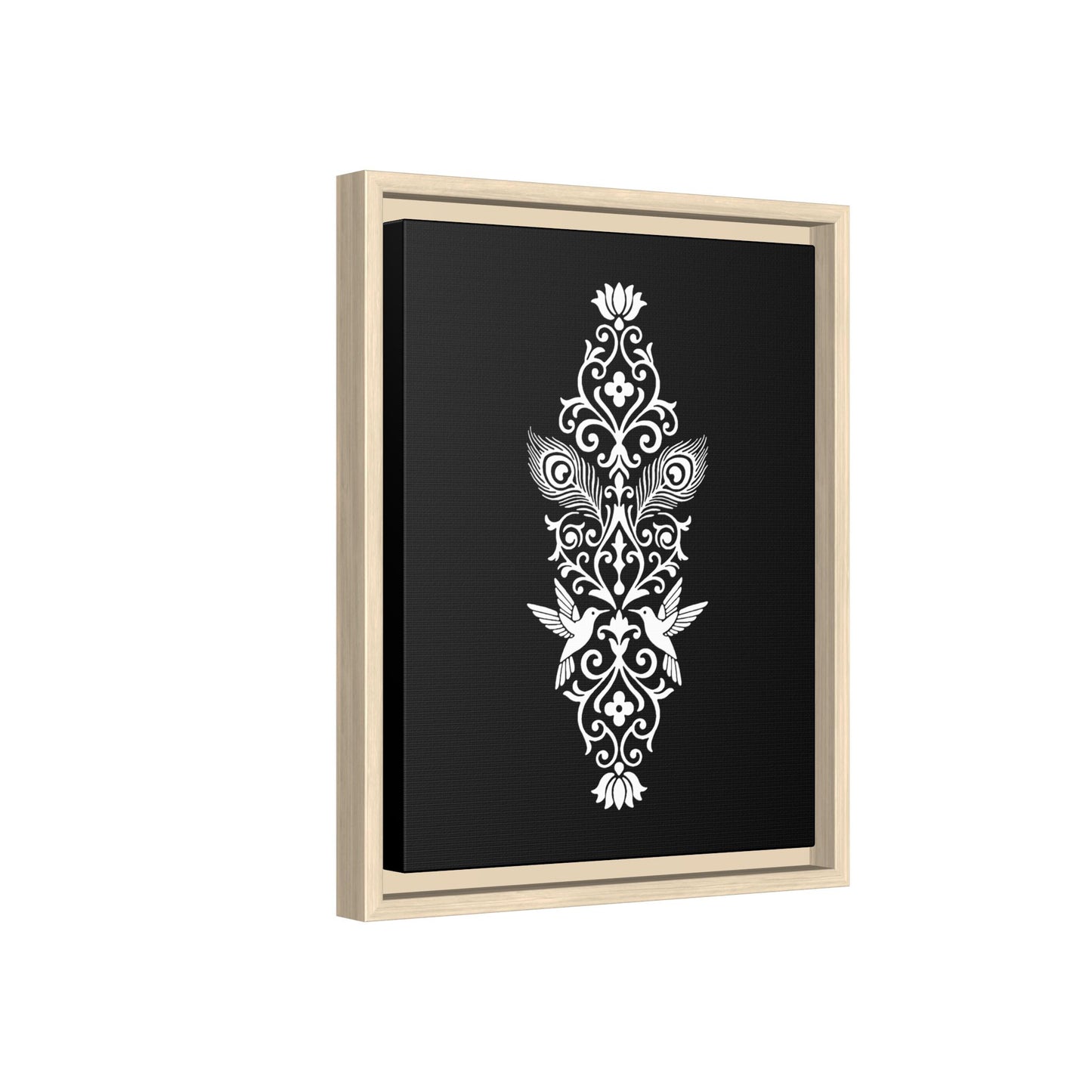 Hummingbird Soulmates - Framed Canvas