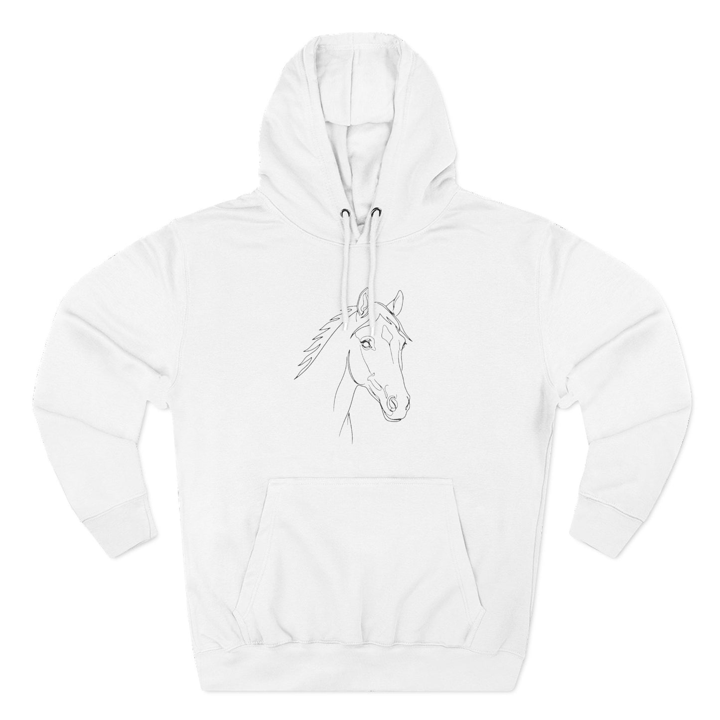 Horse Portrait Sketch - Hoodie