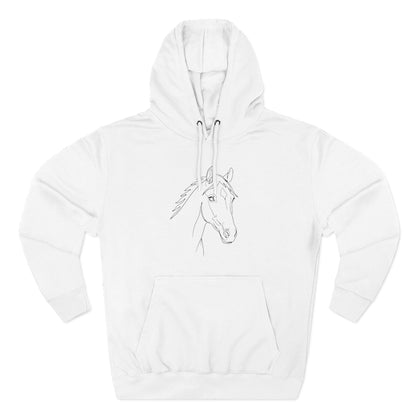 Horse Portrait Sketch - Hoodie