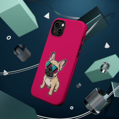 French Bulldog with Sunglasses - Magnetic Phone Case