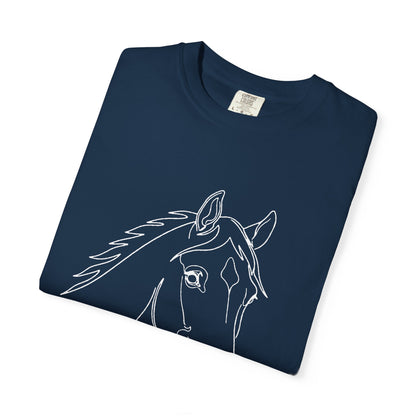 Horse Portrait Sketch - T‑Shirt