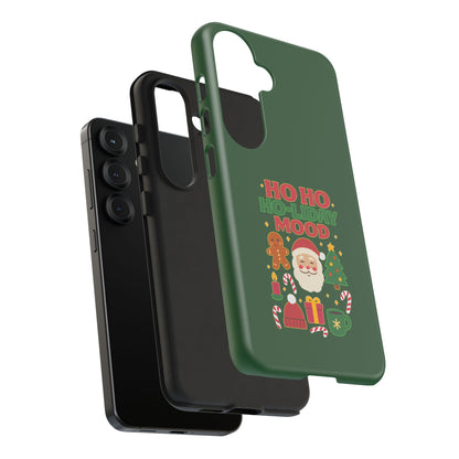 Christmas Phone Case, Ho Ho Ho-liday Mood, Festive Phone Cover, Santa Christmas Accessory, Holiday Gift, Winter Vibes
