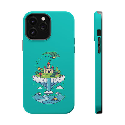 Floating Castle Dragon - Magical Fantasy Island - Magnetic Phone Case