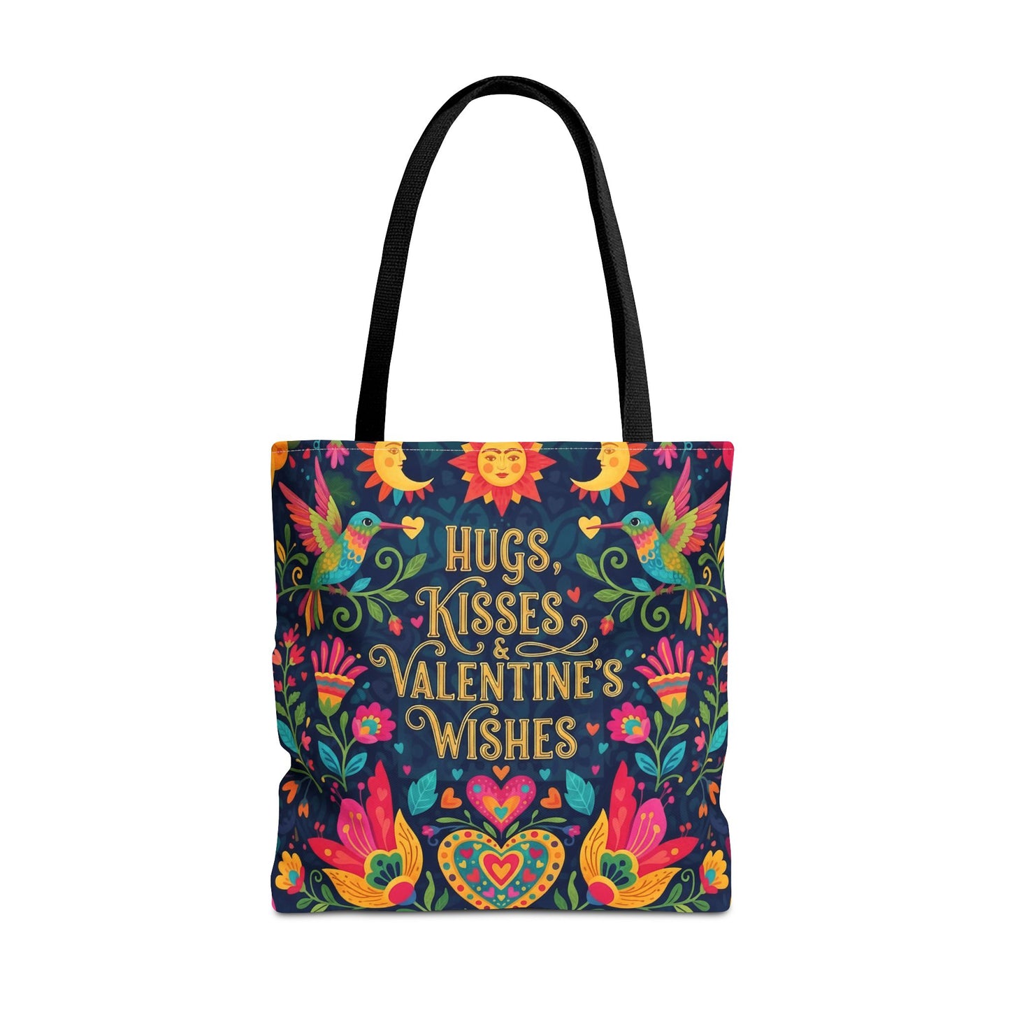 Hugs, Kisses & Valentine's Wishes - Tote Bag