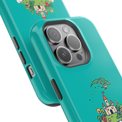 Floating Castle Dragon - Magical Fantasy Island - Magnetic Phone Case