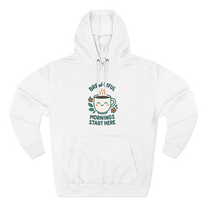 Brew-tiful Mornings Start Here - Hoodie