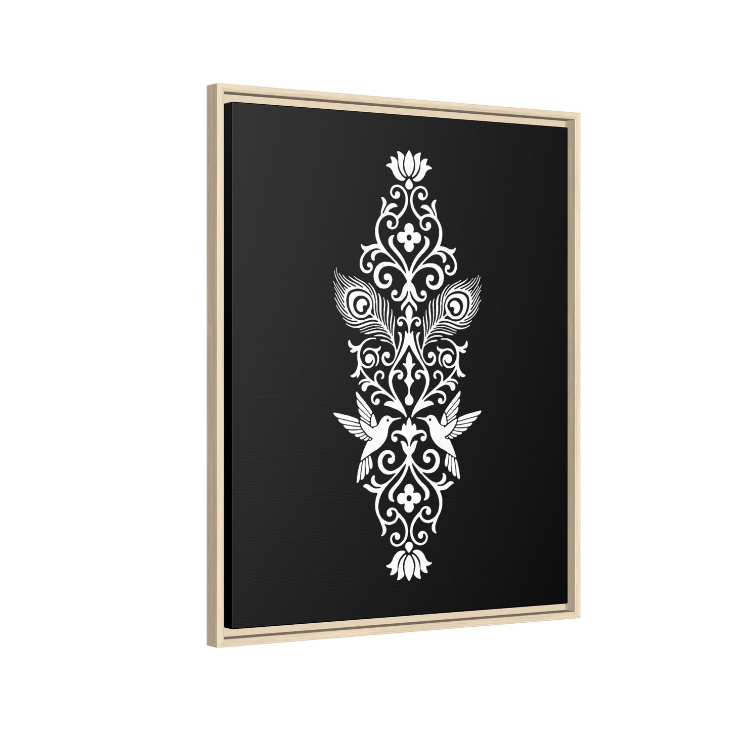 Hummingbird Soulmates - Framed Canvas