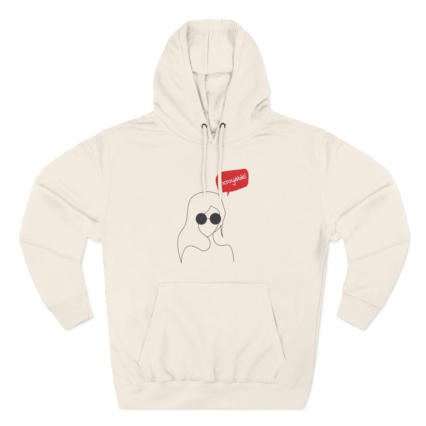 Incroyable Chic Girl - Hoodie