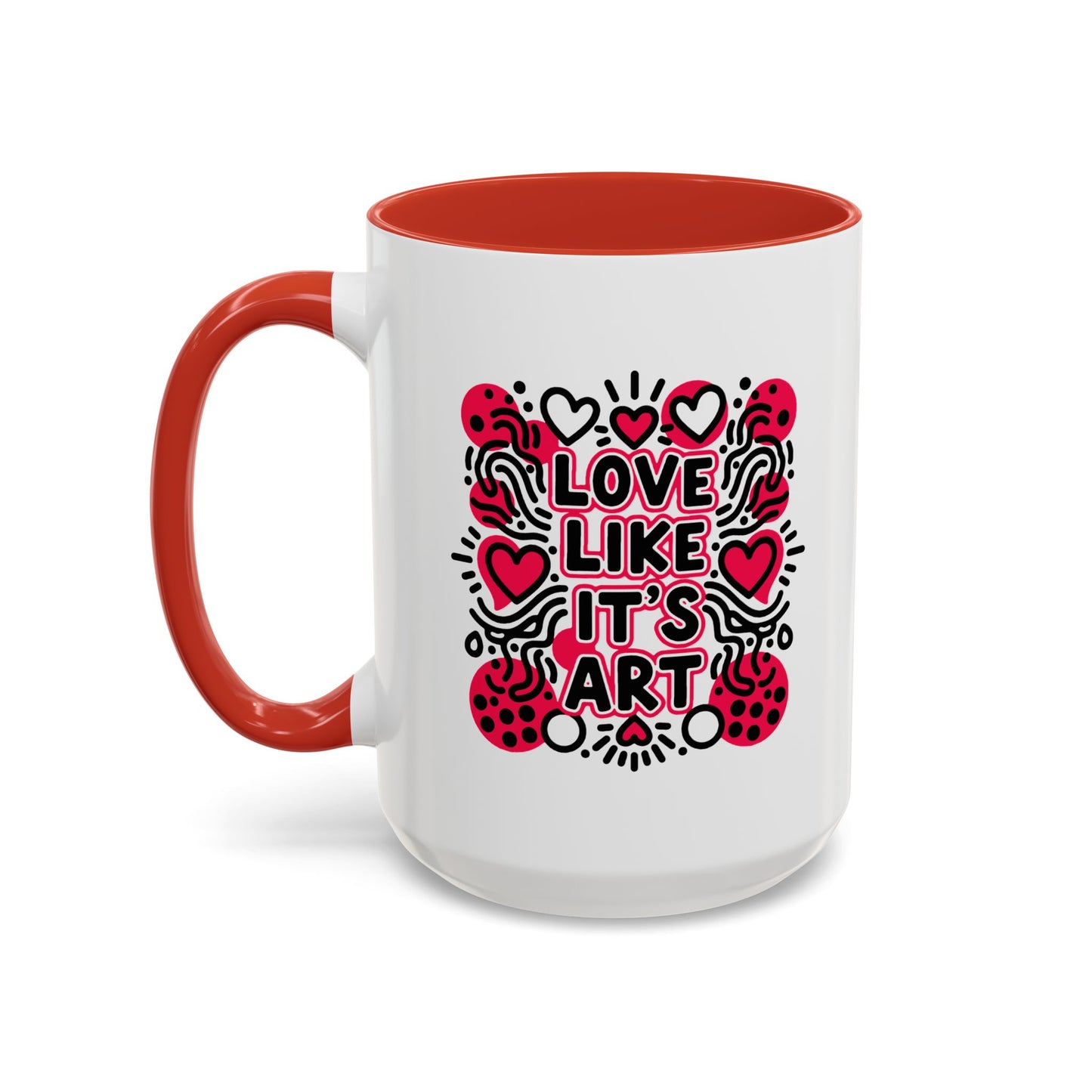 Love Like It’s Art - Color Accent Mug
